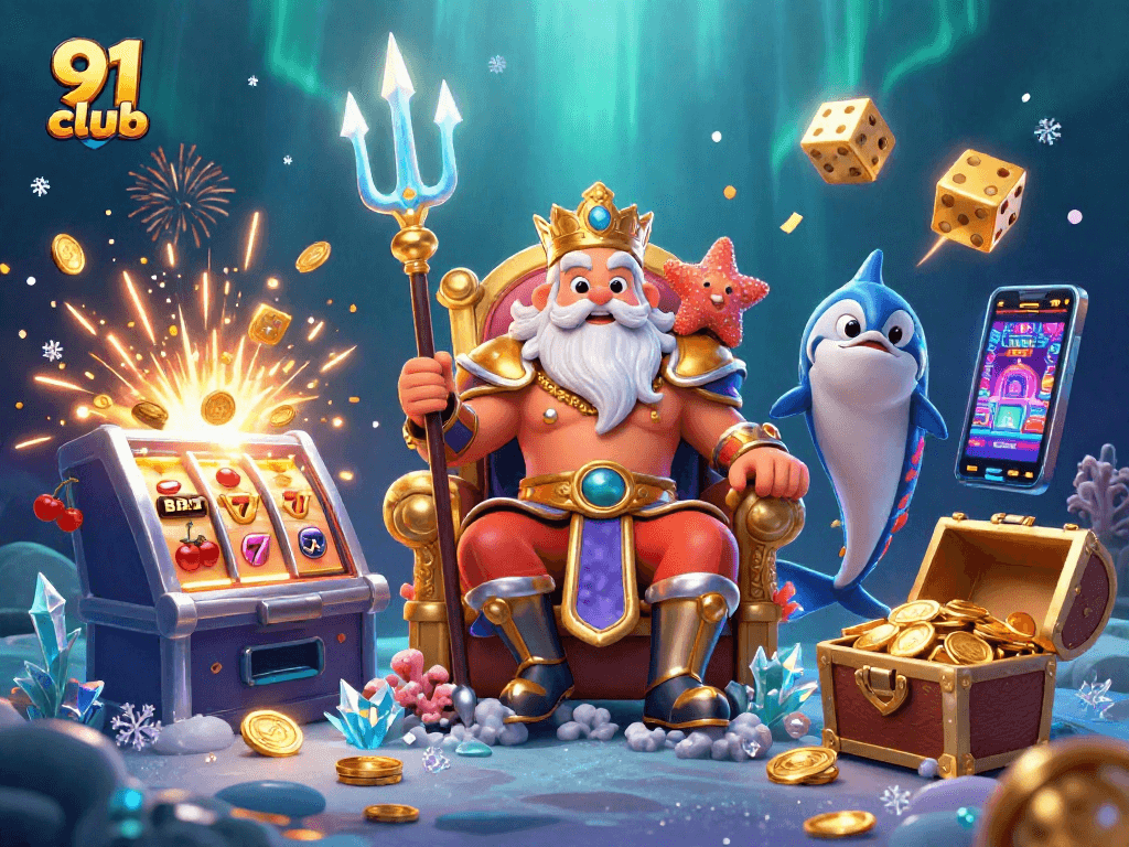 Experience thrilling gaming action with 91 club as Neptune presides over fantastic jackpots.