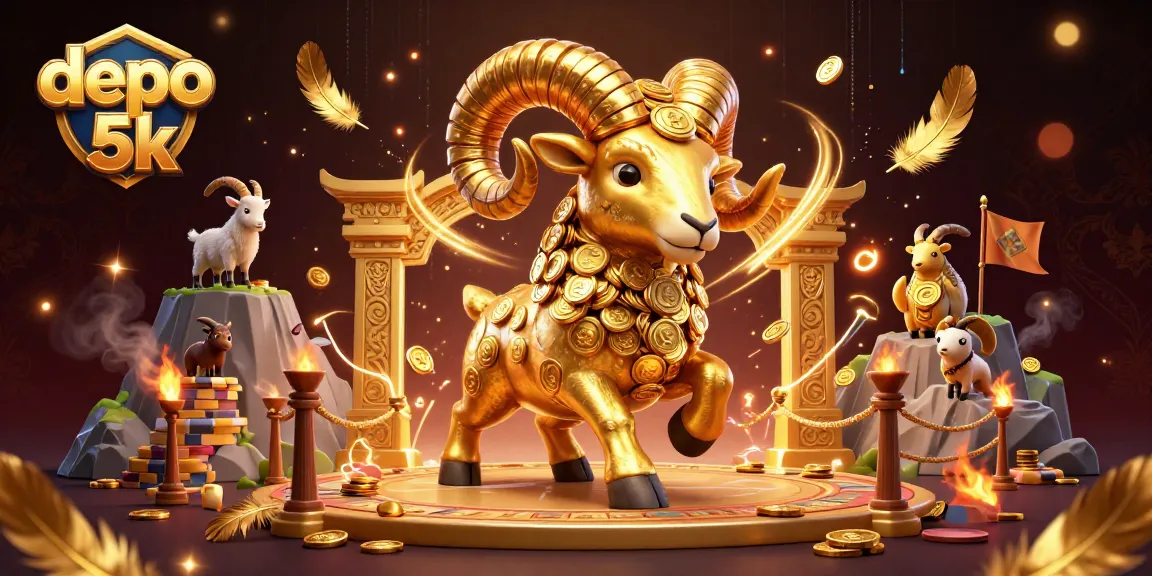 Engage with depo 5k action in a vibrant 3D casino illustration showcasing dynamic gaming elements.
