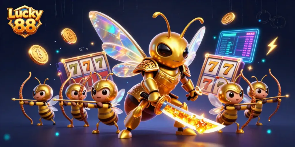 Experience exciting wins with Lucky 88's vibrant slot reels and gameplay elements.