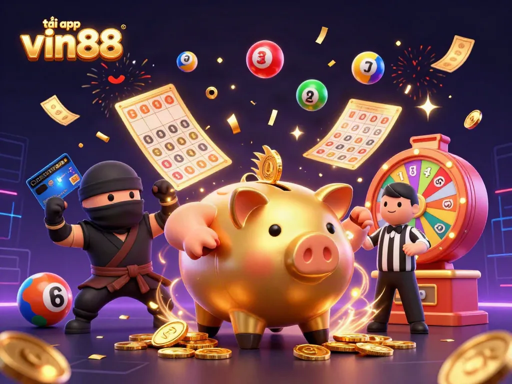 Experience the excitement of tải app vin88 with vibrant characters and dynamic casino elements!