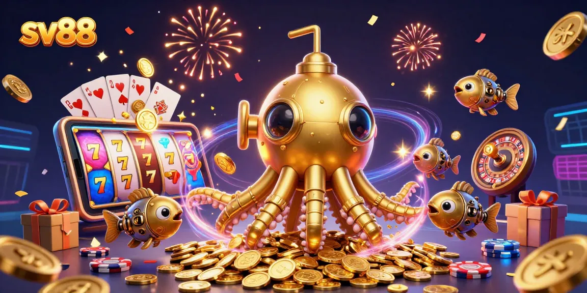 Spin fiery slots and golden coins in the vivid world of sv88's casino adventures.