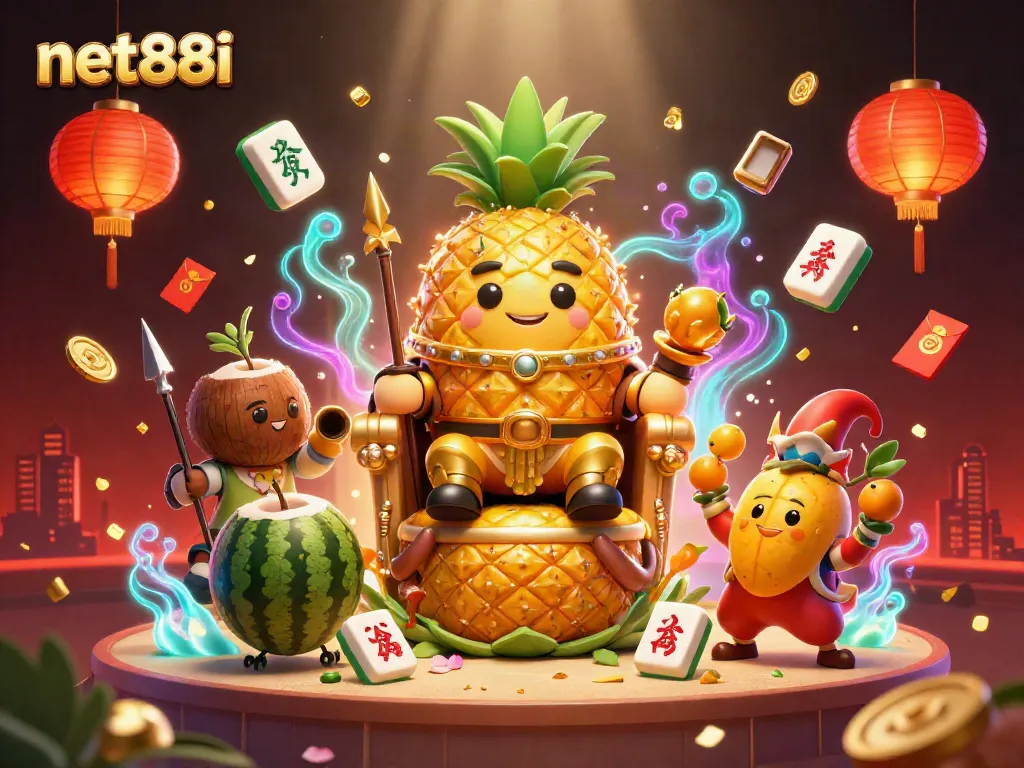 Engage with net88i's exciting gameplay featuring vibrant casino elements and charismatic characters.