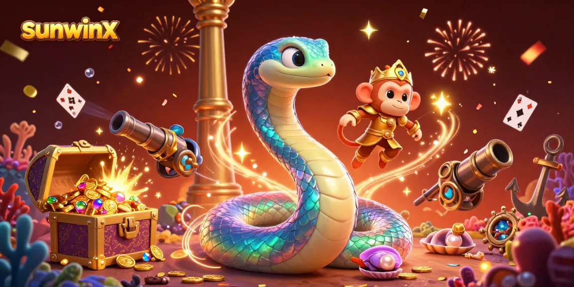 Engage with the vibrant sunwinx scene featuring the rainbow serpent and monkey king surrounded by casino elements.