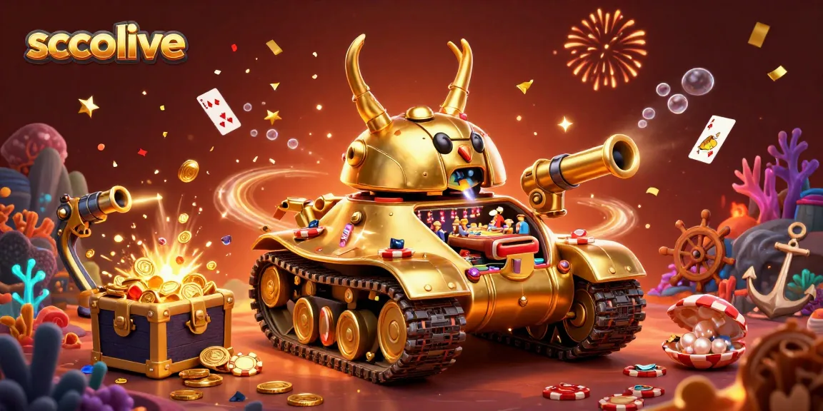 Engage with socolive's vibrant casino scene featuring a golden beetle tank and dynamic gaming elements.